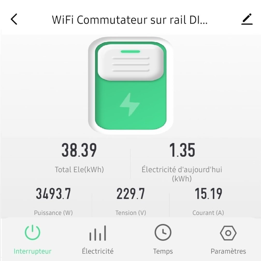 Interrupteur Zigbee Connecté 16A avec Mesure d'Énergie – Image 6